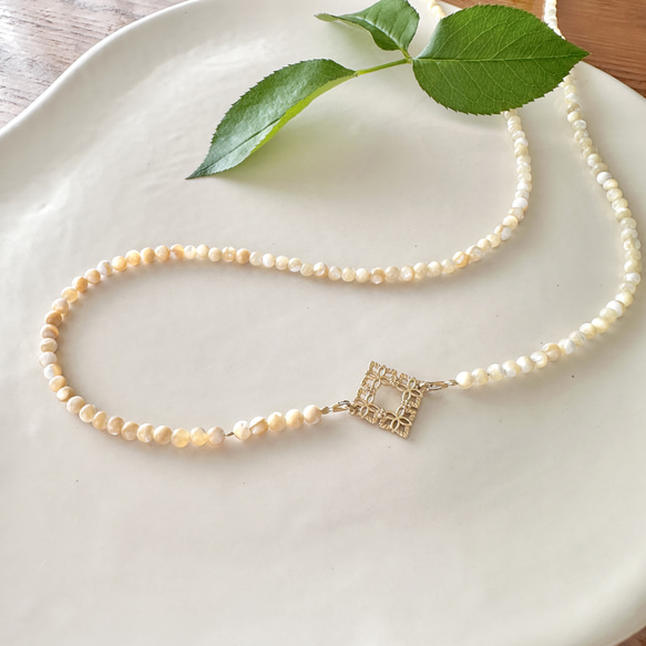 ◆【美品】ヴィンテージブローチ イヤリング ネックレス 天然貝シェルまとめ売り③ VINTAGE - ◇【美品】ヴィンテージブローチ イヤリング