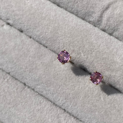 14kgf  Rose pink pierce … Malaya Garnet 8枚目の画像