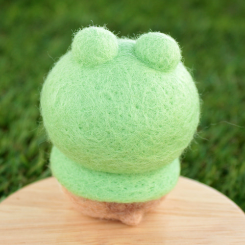 カエル頭巾！ハムスター【ロボロフスキー】 羊毛フェルト Yuto 通販