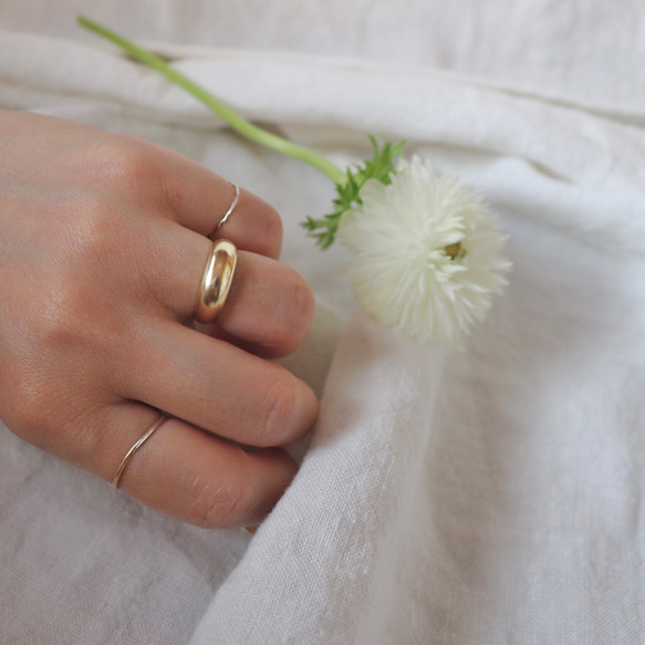 ♡ぷっくりまん丸ラリマーのリング♡S925 freesize ♡ぷっくりまん丸