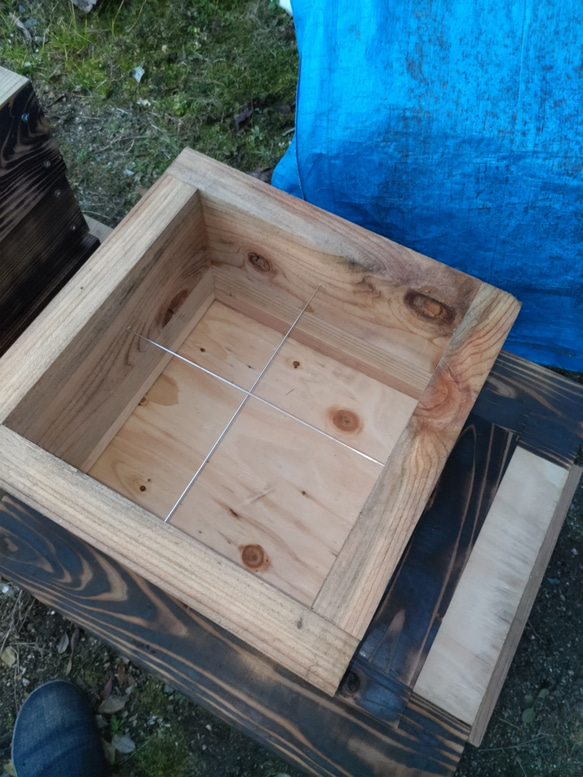日本蜜蜂  重箱式巣箱一式　重箱杉板厚3.6㎝　セット品 8枚目の画像