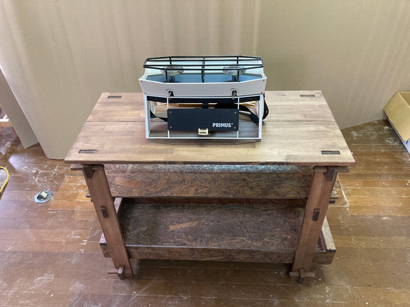 組み立て式　キッチンテーブル　フリマ什器　イベント什器　作業テーブル　 4枚目の画像