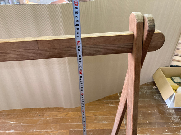 　梅雨入り前に　組み立て簡単　ハンガーラック　物干し　室内干しラック 4枚目の画像