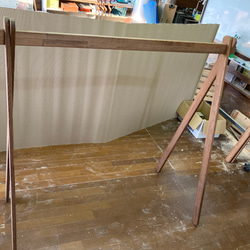 　梅雨入り前に　組み立て簡単　ハンガーラック　物干し　室内干しラック 3枚目の画像