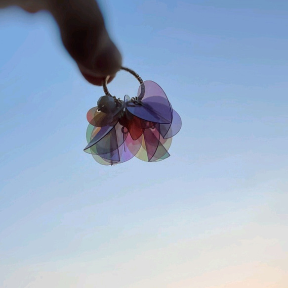 Creema限定　夏の福袋　キラキラスパンコールの耳飾り　2個セット　sunrise&sunset〜希望〜　 11枚目の画像