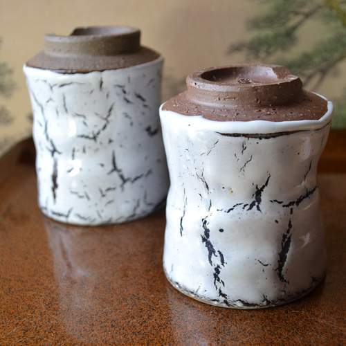 再入荷！】氷裂 湯呑みセット 夫婦湯呑み お洒落 湯呑み茶碗