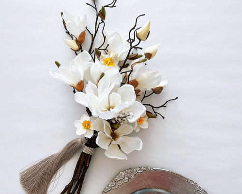 マグノリア（木蓮）アーティフィシャルブーケ マグノリア（木蓮）アーティフィシャルブーケ