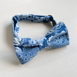 Schweshwe 織物領結靛藍花 第2張的照片