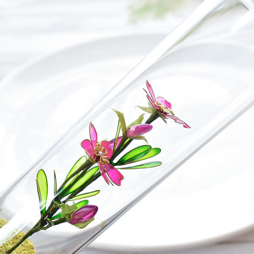 ハーバリウム　＊しずく＊　グリーンフォレスト  スウィートピンク　春待ち　① ハーバリウム ＊しずく＊ グリーンフォレスト スウィートピンク