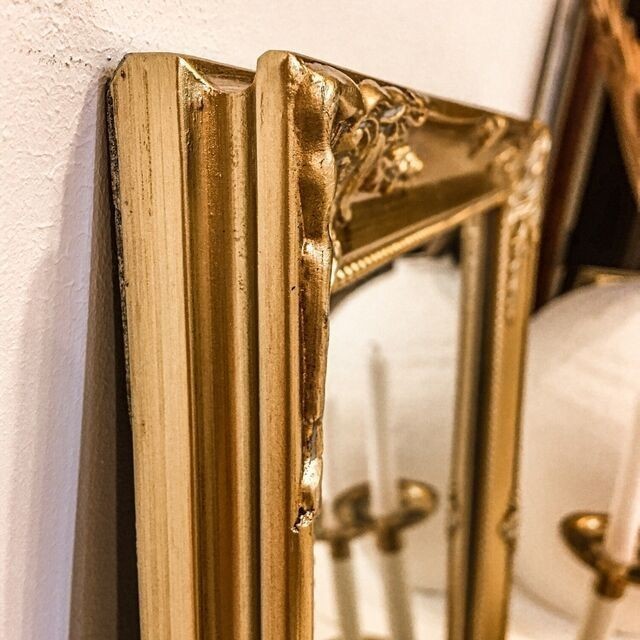 ミラーウェルカムボード 　ゴールドフレーム