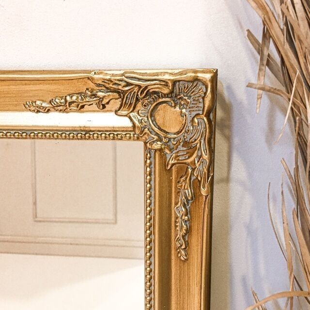 ミラーウェルカムボード 　ゴールドフレーム