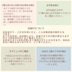 フラワーリースフォトフレーム❁⃘ブルーグラデーション・結婚祝・出産お祝い・子育て感謝状 選べるメッセージCreema限定 9枚目の画像