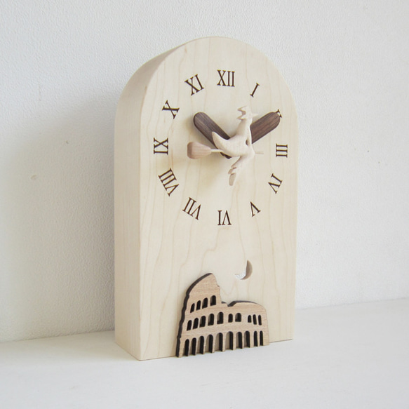 ローマの夢　振り子置き時計 4枚目の画像