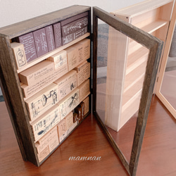 ウッド　コレクションボックス 5枚目の画像