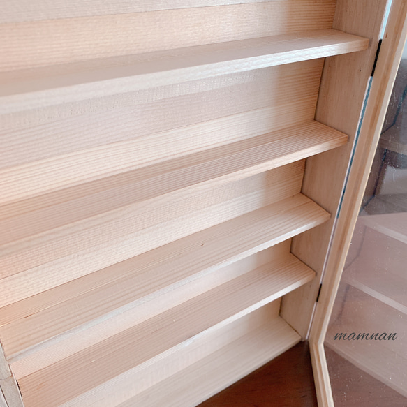 ウッド　コレクションボックス 4枚目の画像