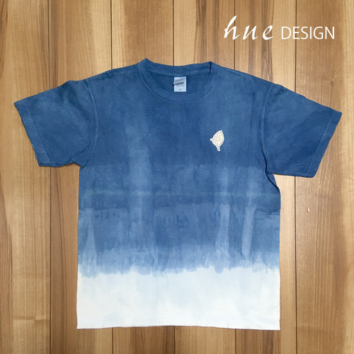 Tシャツ Mサイズ no.19オリジナル 藍染 絞り 手染め メンズ カジュアル