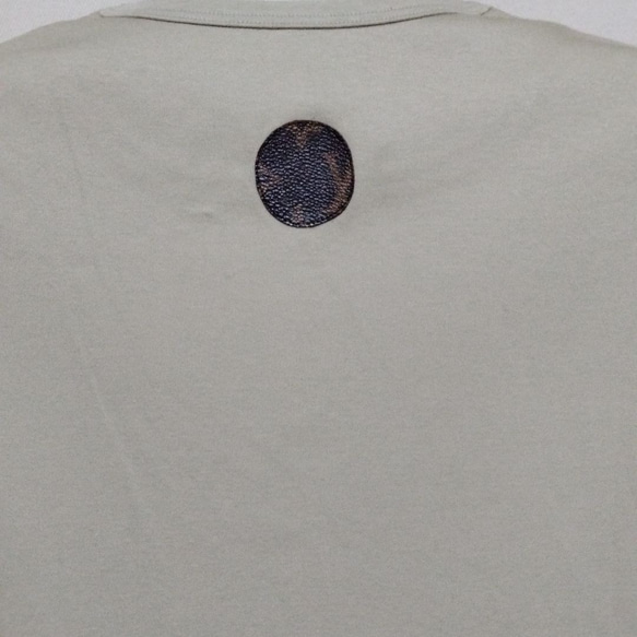 7分袖　新品銘仙リメイクTシャツ 4枚目の画像