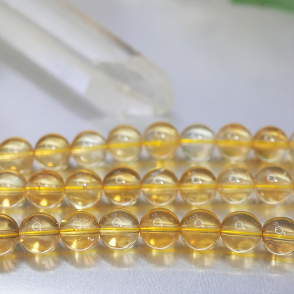 AAA級【金運UP】☆天然シトリン丸玉B86D1/185D05B