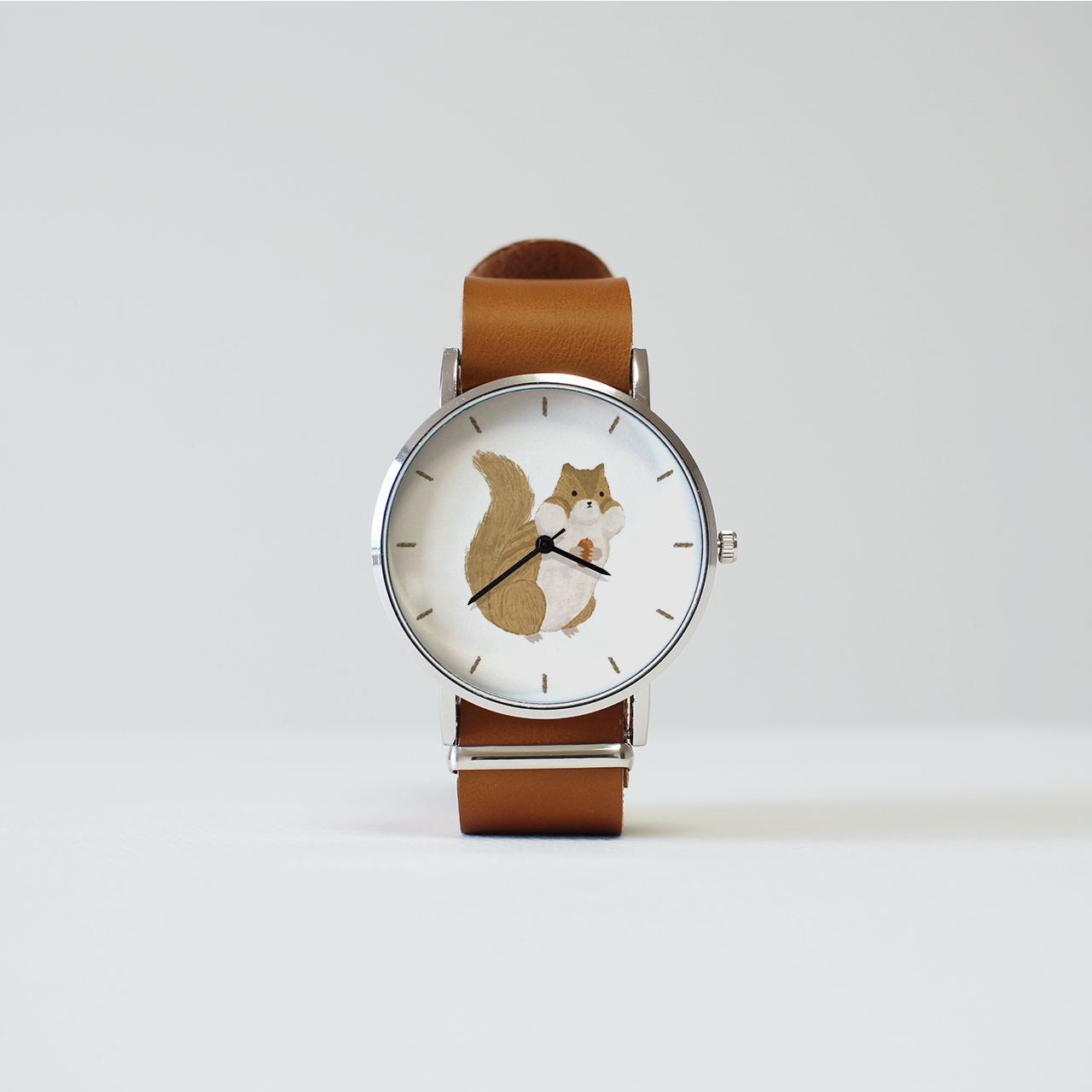 シマリスの腕時計