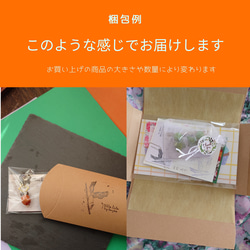 枝垂れる雫のイヤリング　２色のつぶつぶチェコビーズ　樹脂ノンホールピアス可　パーツ変更可 8枚目の画像