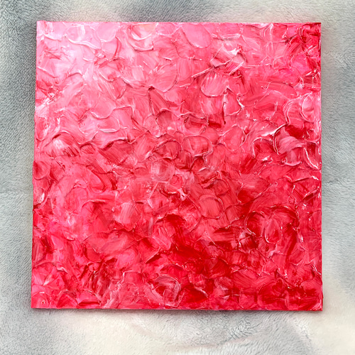 原画 アクリル画 「passion vol.4」33.3cm×33.3cmのS4サイズ、スクエア