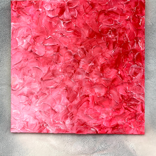 アクリル画 4号サイズ 原画 アクリル画 「passion vol.4」33.3cm×33.3cmのS4サイズ