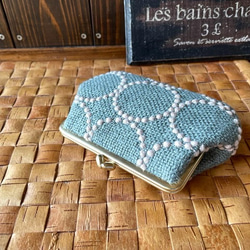 ミナペルホネン タンバリンがま口ポーチ お化粧ポーチ お財布