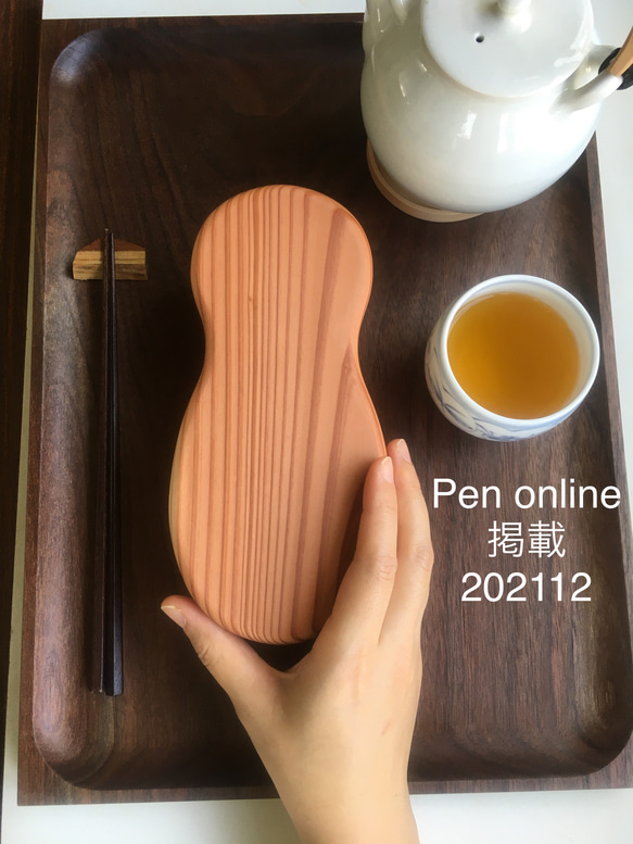 木のお弁当箱P くりぬき 累計330個 PenOnline掲載 千葉の杉 木製 ZUKOUSHITU 秋 10枚目の画像