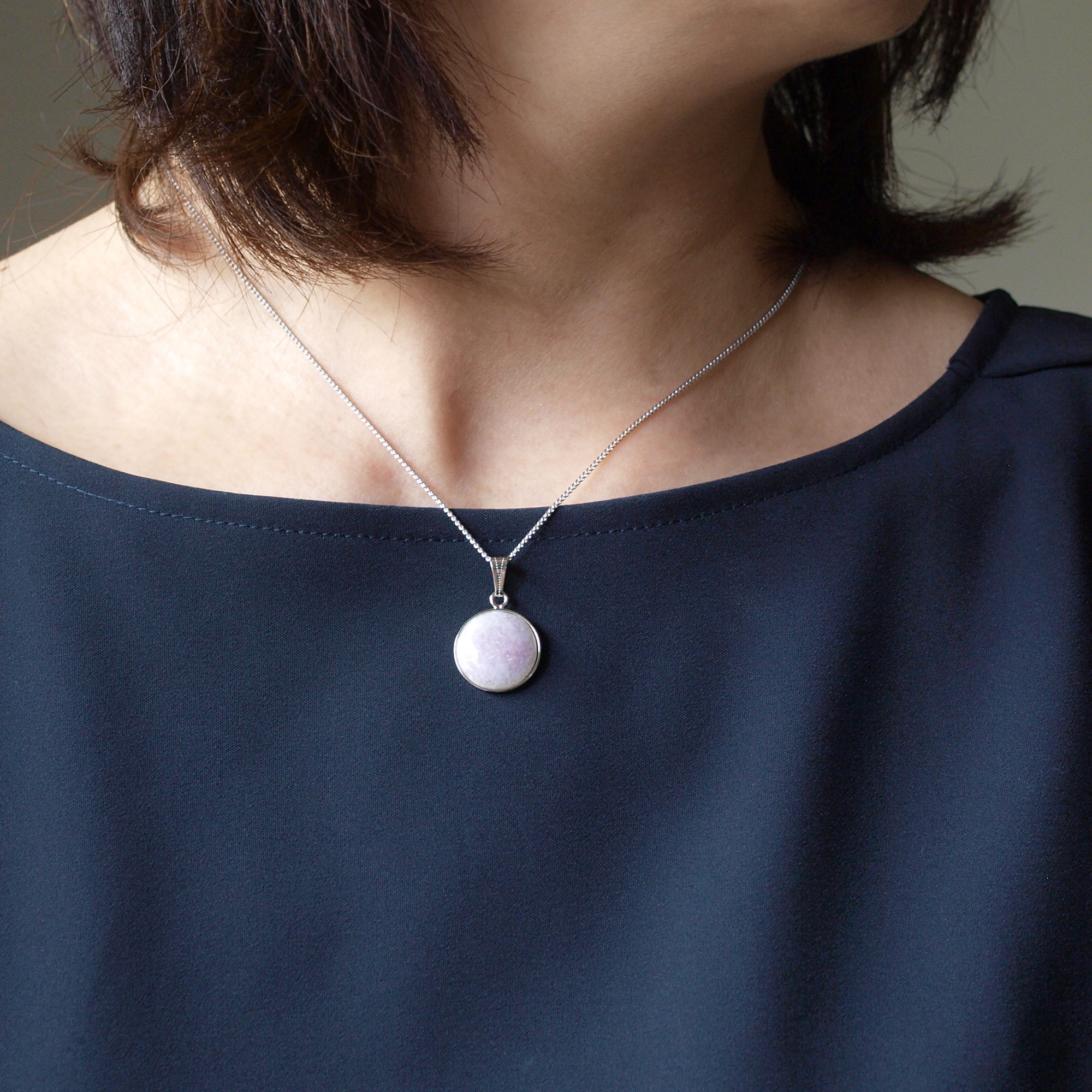 尾張七宝 丸ペンダント 白~Haku~ 全６色