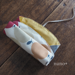 【nuno+】 kids お箸が包める・ランチョンマット　フルーツ柄 5枚目の画像