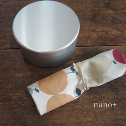【nuno+】 kids お箸が包める・ランチョンマット　フルーツ柄 3枚目の画像