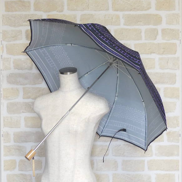 折り畳み日傘 駈歩馬柄 2枚目の画像