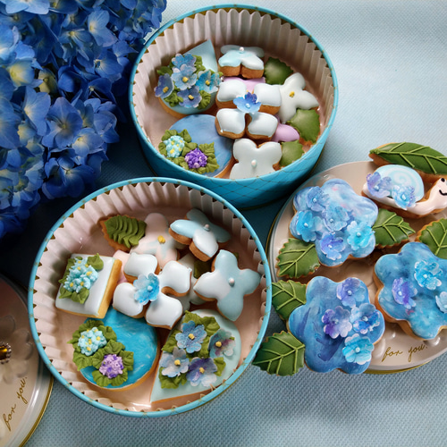 晴れやかブルー2025』『紫陽花ハンドメイド2025』アルコールインク