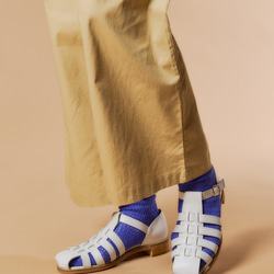 グルカサンダル　白スムース＆黒スムース 2枚目の画像