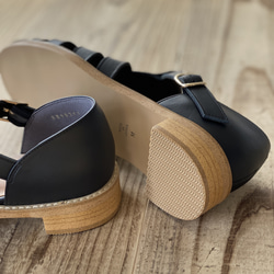 グルカサンダル　白スムース＆黒スムース 19枚目の画像