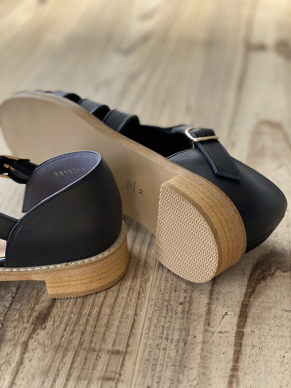 グルカサンダル　白スムース＆黒スムース 19枚目の画像