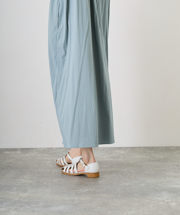 グルカサンダル　白スムース＆黒スムース 7枚目の画像