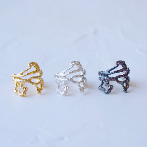 transformイヤーカフ〔単品〕シルバー925 リンクコーデ 粘菌シリーズ