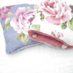 ふわもこハンカチ｜薔薇-Rose Garden-｜S・10×20cm｜ガーゼハンカチ｜ハンドタオル｜ギフト｜花柄 3枚目の画像