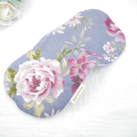 ふわもこハンカチ｜薔薇-Rose Garden-｜S・10×20cm｜ガーゼハンカチ｜ハンドタオル｜ギフト｜花柄 8枚目の画像