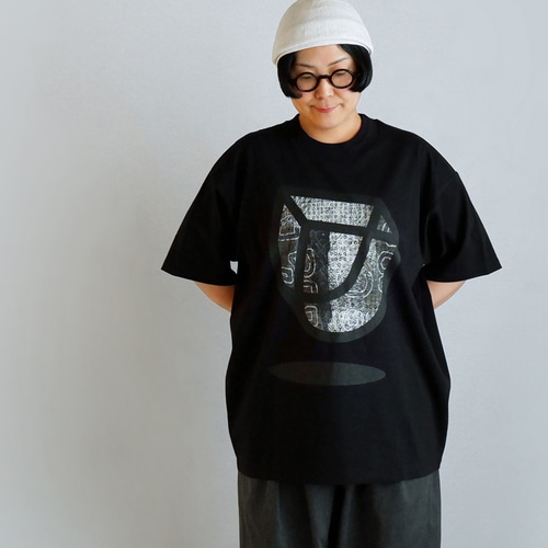 個性的なビックシルエットデザインロゴTシャツ/// Grain1× logo …4色 T  