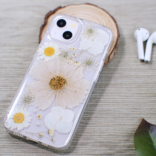 期間限定セール ♡ お花詰め合わせ 押し花スマホケース 全機種対応 