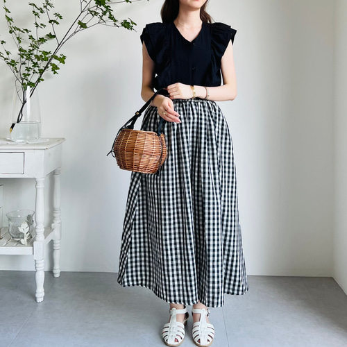 新品同様◯エムズグレイシー◯ギンガムチェック フレアスカート 42 大きいサイズ 楽天市場】＜在庫セール＞タックフレアスカート ギンガム