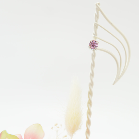 楽器と音楽のフラワーアレンジ 音符♪ベビーピンク 【プリザーブドフラワー】【オーダー】 13枚目の画像
