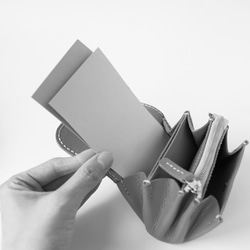 レザーミニ財布 S size コニャック 5枚目の画像