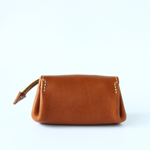 レザーミニ財布 S size コニャック 2枚目の画像