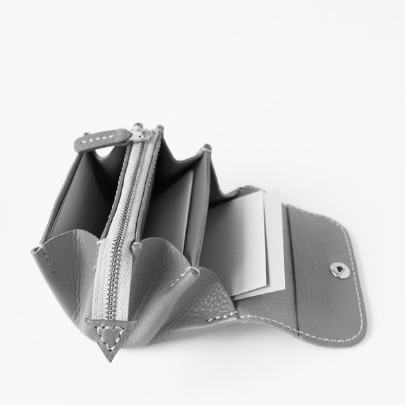 レザーミニ財布 S size コニャック 6枚目の画像