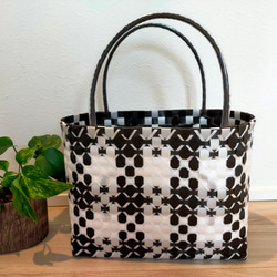 Lサイズ PPバンド トートバッグ プラ カゴ かごバッグ T_Rev 通販