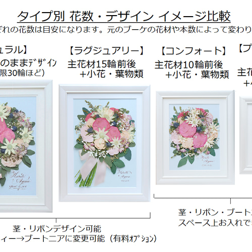 ◇受注制作◇ 押し花で残すウェディングブーケ【プレミアム