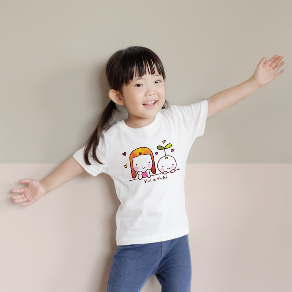 ◉イラストが選べる！名入れTシャツ＆ロンパースセット◉ 3枚目の画像